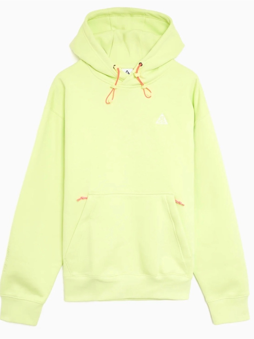 NIKE ACG "TUFF FLEECE" PULLOVER HOODIE LIGHT LEMON TWIST DZ3392-736 MEN MEDIUM